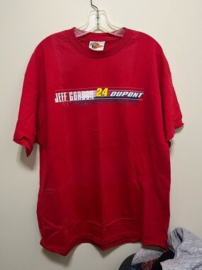 Jeff Gordon Vintage Red Racing Logo T-Shirt - DuPont 24